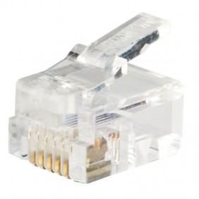 Fiche RJ12 6/6 transparente Fanton 22300
