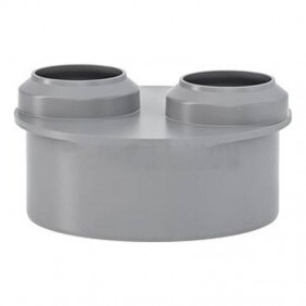 Reducción doble enchufable en PP Valsir PP3...