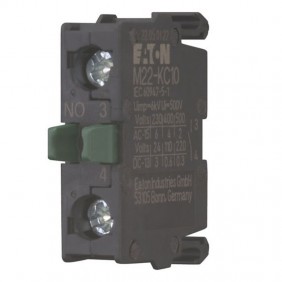 Contacto auxiliar Eaton M22-KC10 NO Fijación de...