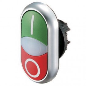 Pulsante doppio attuatore Eaton...