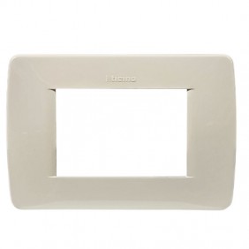 Plate Bticino Luna 3 modules light gray C4803GC