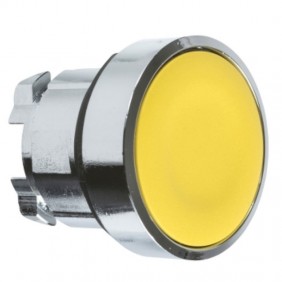 Telemecanique Discharge Button Head Yellow ZB4BA5