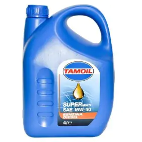 TAMOIL SUPERMULTI Car Oil 15W40 B-D 4 Liters 9565