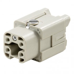 Connettore inserto Femmina Weidmuller HDC 4P+T...