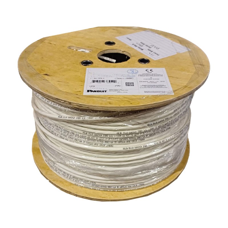 Cable de cobre Panduit Cat 6A 23 AWG U/UTP 305 metros PUY6X04WHHEG