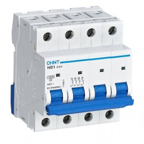 Interrupteur magnétothermique Chint NB1-63H 4P...