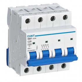 Interrupteur magnétothermique Chint NB1-63H 4P...