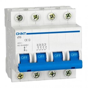 Interrupteur magnétothermique Chint EB 4P 40A...