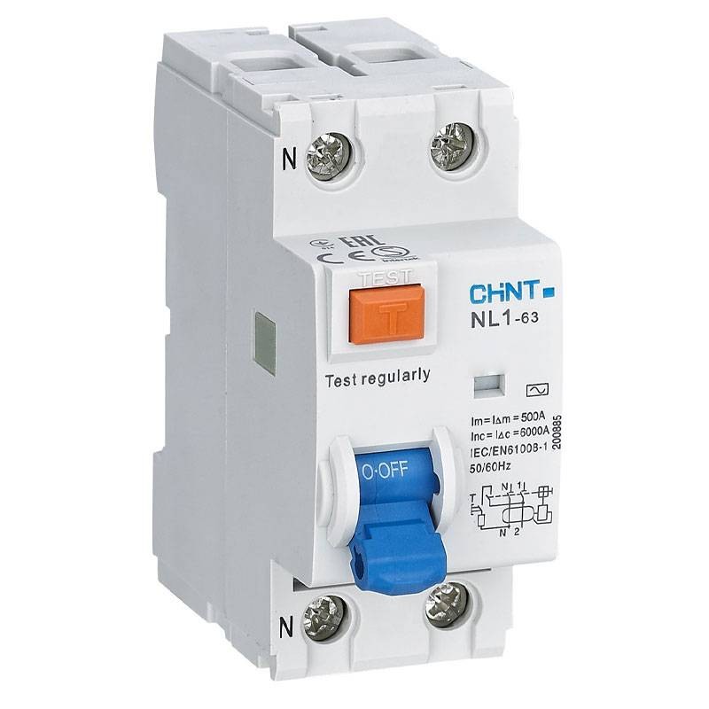 Hager CDC263U 2-Pole Residual Current Circuit Breaker (RCCB) | 30mA Sensitivity, 63A Rating | AC Class Protection