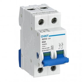 Sezionatore modulare Chint NH4 63A 2P 400 Vac 2...