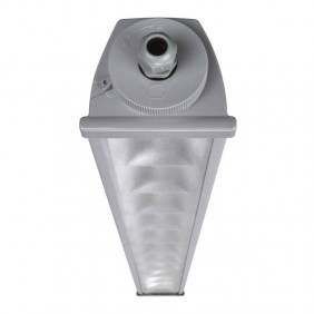 Plafoniera Stagna Beghelli in acciaio Led 2x58W...