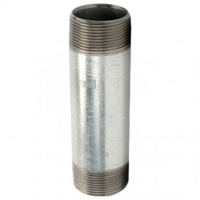 Gebo threaded galvanized steel Barrel nipple...