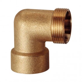 Raccord coudé Far jaune 3/4x18 F chromé joint...