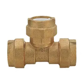 Enolgas Axo Pe brass T-piece for pipes 1 1/2 50...