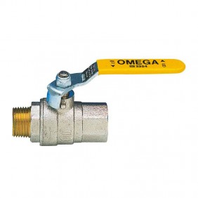Enolgas Omega Gas Ball Valve with Steel Lever...