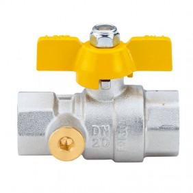 Enolgas Fuel Gas Top Test Butterfly Ball Valve...