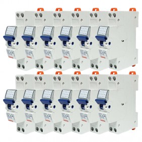 Kit 12 Interrupteurs Magnétothermiques Gewiss...