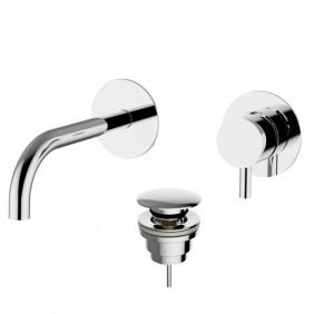 Mitigeur pour lavabo mural Teorema Jabil 25 2...