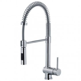 Paffoni Stick 2-spray kitchen tap with chromed...