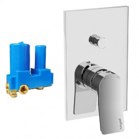 Paffoni Tilt 2-outlet recessed shower tap...