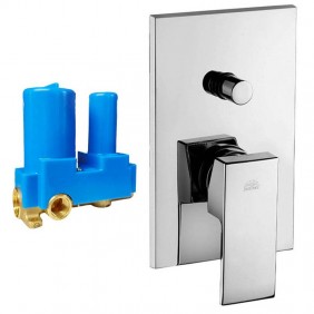 Paffoni Elle recessed shower tap with diverter...