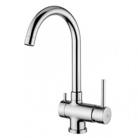 Paffoni Stick 3-inlet kitchen tap chromed SK190CR