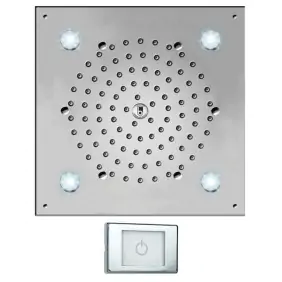 Bossini Cube square recessed shower head with...