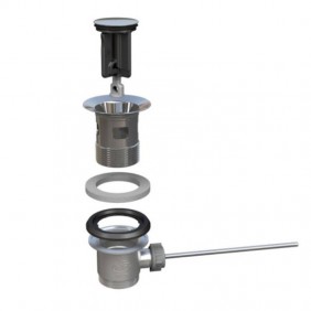 Piletta con saltarello per lavabo e bidet...