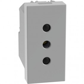 Bticino MatixGO 10A Steckdose 2P+E P11 grau JG4113