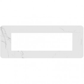 Placa Bticino MatixGO Effects 7 módulos Carrara...