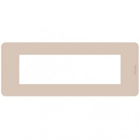 Placa Bticino MatixGO Tones 7 módulos ritual...