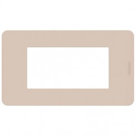 Placa Bticino MatixGO Tones 4 módulos ritual...