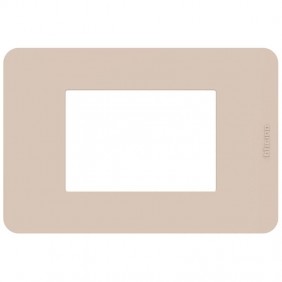 Placa Bticino MatixGO Tones 3 módulos ritual...