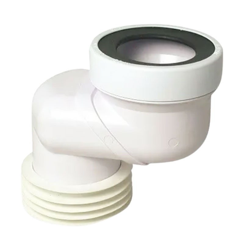 Scarico WC eccentrico per tubi GTL D 110 mm 8 cm bianco 234200PB8