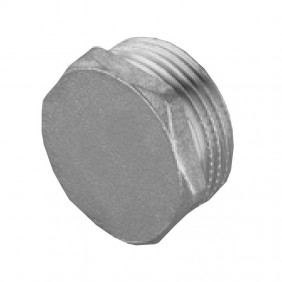 Tapón para tubos IBP Macho 3/8 latón cromado...