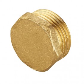 IBP Pipe Plug Male 1 1/2 Brass 8292 M120000