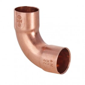 Codo de 90 grados IBP para agua y gas F/F D 54...