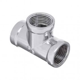 IBP T-fitting for pipes F/F/F 3/4 chrome plated...