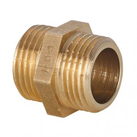 Machón roscado para tubos IBP M/M 3/8 latón...