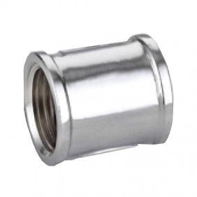 IBP Pipe Coupler F/F 1/2 Chrome-plated Brass...