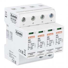 Lovato overvoltage arrester type 2 20KA 3P+N...