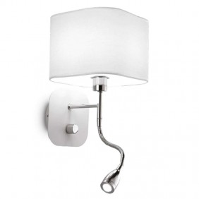 Ideal Lux Holiday wall lamp white AP2 1XE14...