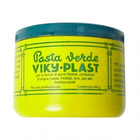 Pasta verde Idroblok Viky-Plast para agua y gas...