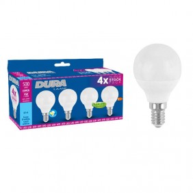 Bombilla Led esférica Duralamp 5W casquillo E14...