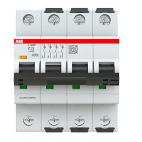 Interrupteur magnétothermique Abb S304P 4P 32A...