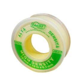 Ruban téflon en PTFE Facot h12mm x x12 mètres...