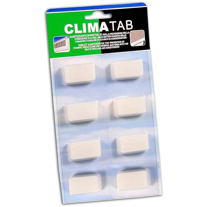 Pastilles assainissantes Facot Climatab pour bac à condensats climatisation  CLITABLI8E