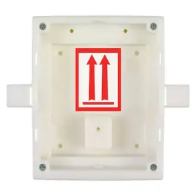 2N 1-module flush-mount box for Verso door...