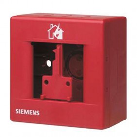 Caja roja Siemens para pulsador con llave...