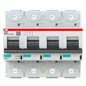 Interruttore magnetotermico Abb 4P 100A 50KA C...